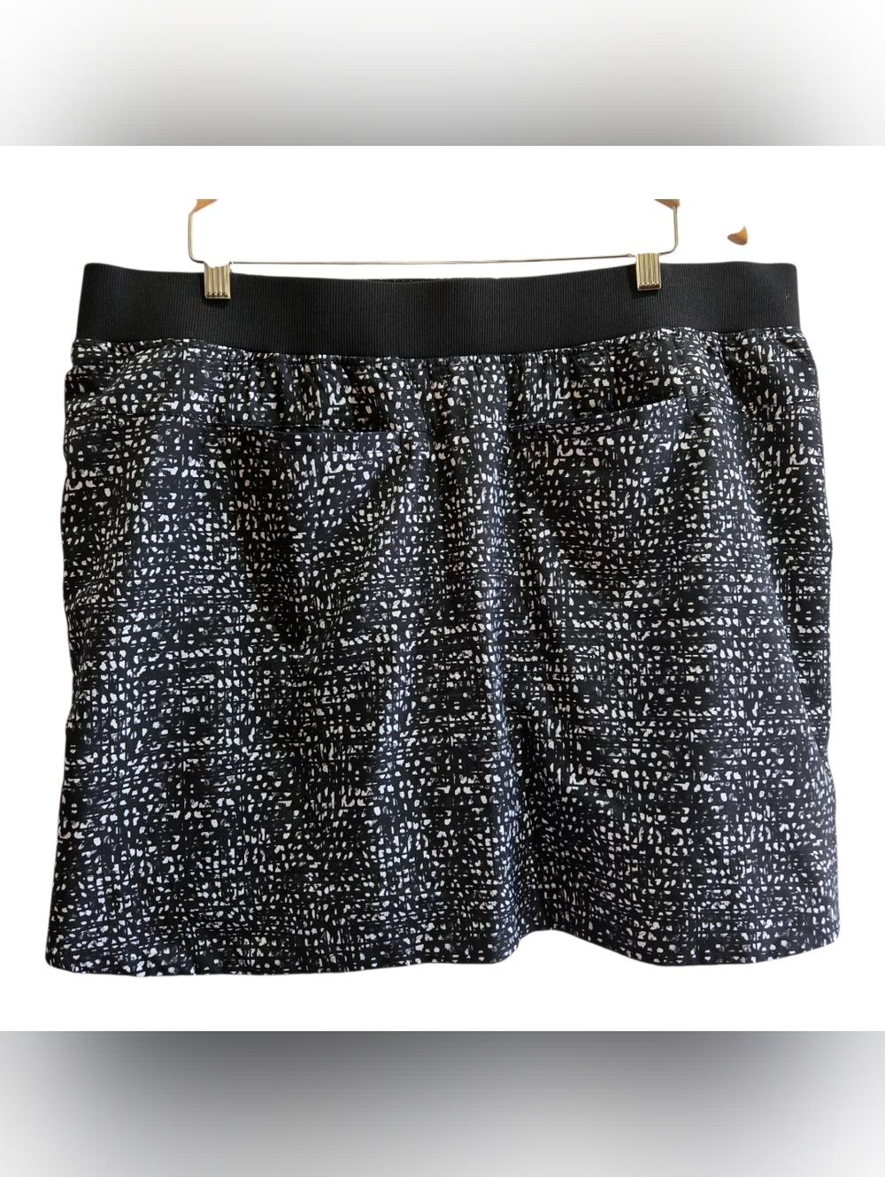 CypressClub Golf Black / White Patterned Women's Skort - Picture 2 of 5